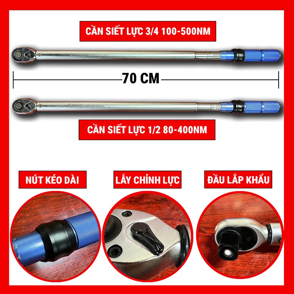 Cần Siết Lực 3/4 100-500 & 1/2 80-400 