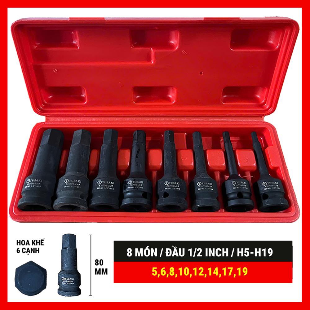 Bộ Khẩu Lục Giác H 1/2 inch 6 cạnh chống trượt Cao Cấp