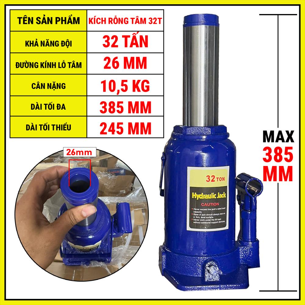 Kích rỗng tâm 32 tấn 