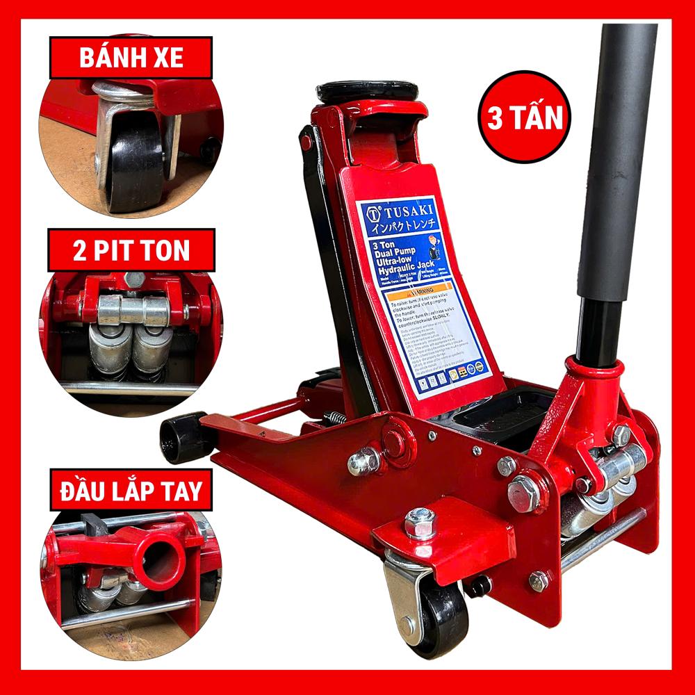 kích cá sấu 3 tấn 2 pistong