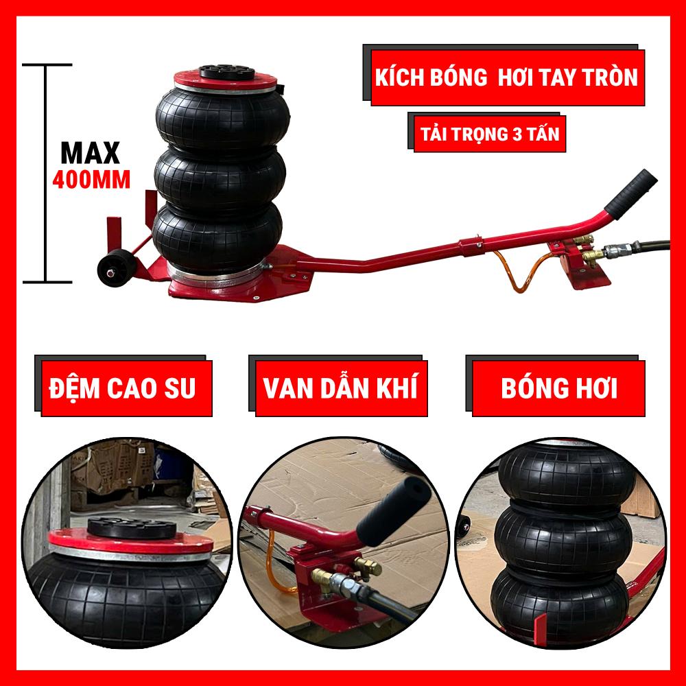 Kích bóng hơi 3 tấn tay tròn