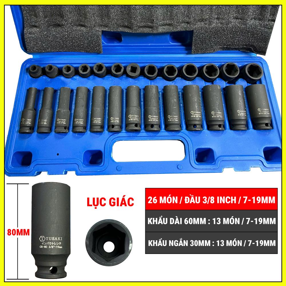 Bộ Khẩu 3/8 - 26 psc