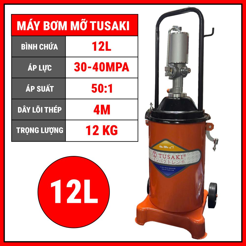 Máy Bơm Mỡ 12 Lít TUSAKI