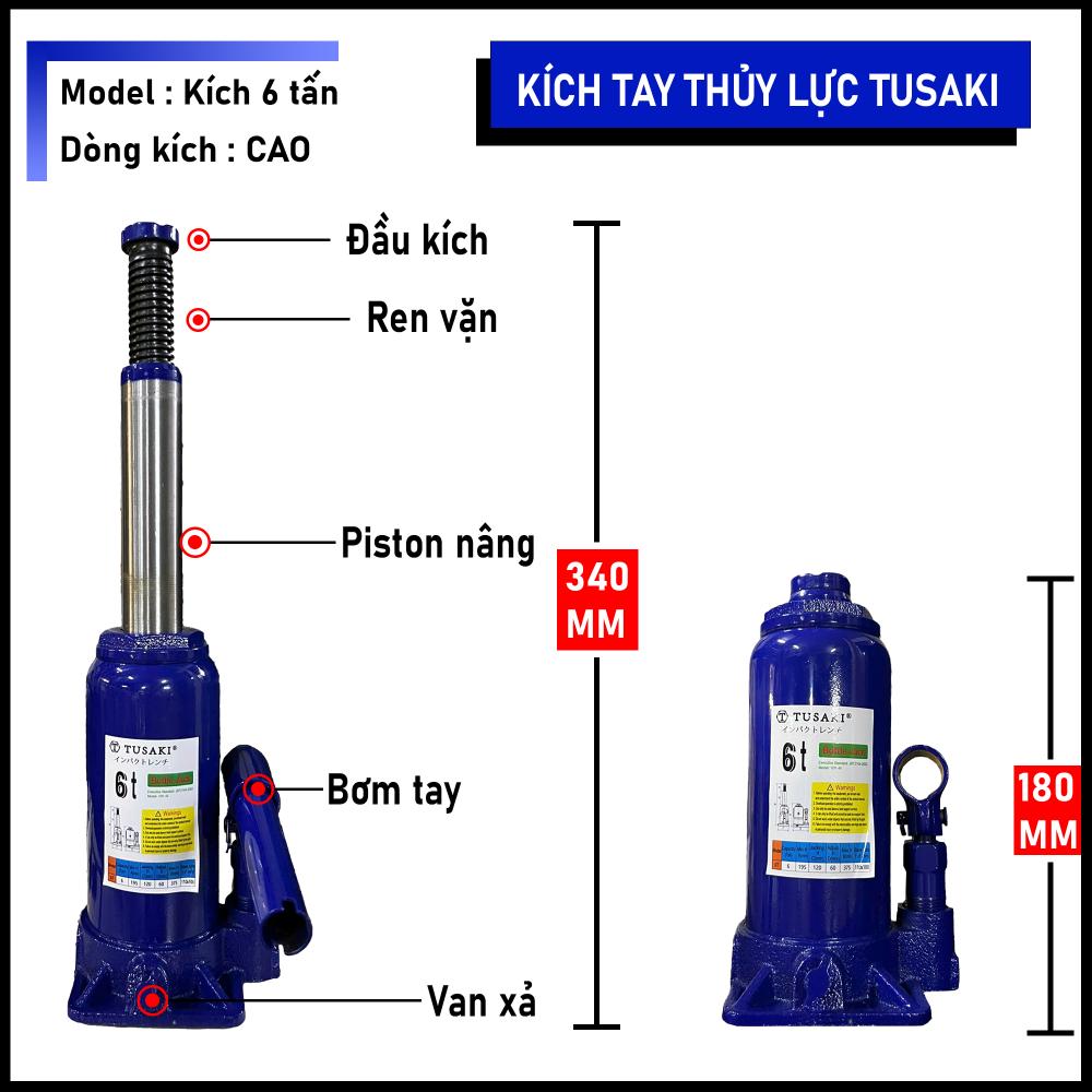 Kích tay thuỷ lực 6 tấn