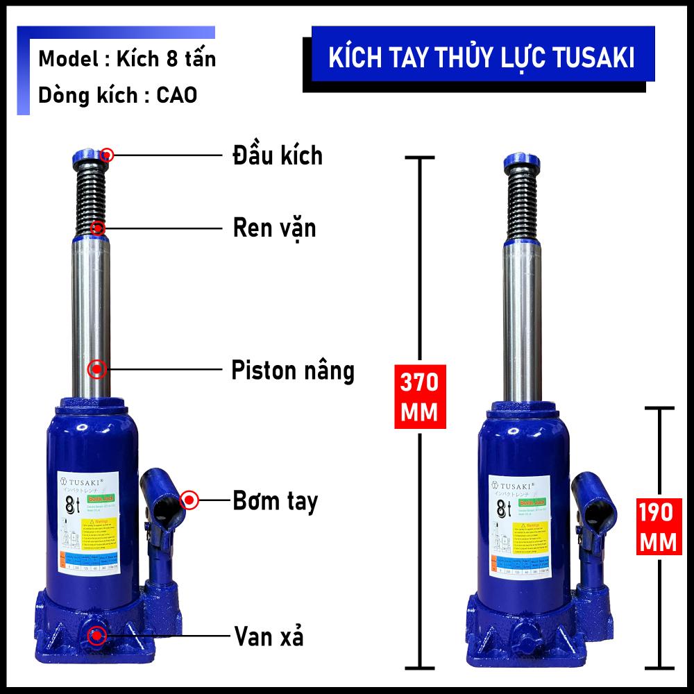 Kích tay thuỷ lực 8 tấn